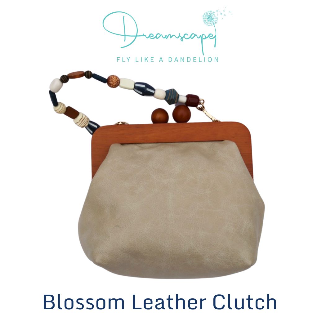 The Blossom Leather Clutch